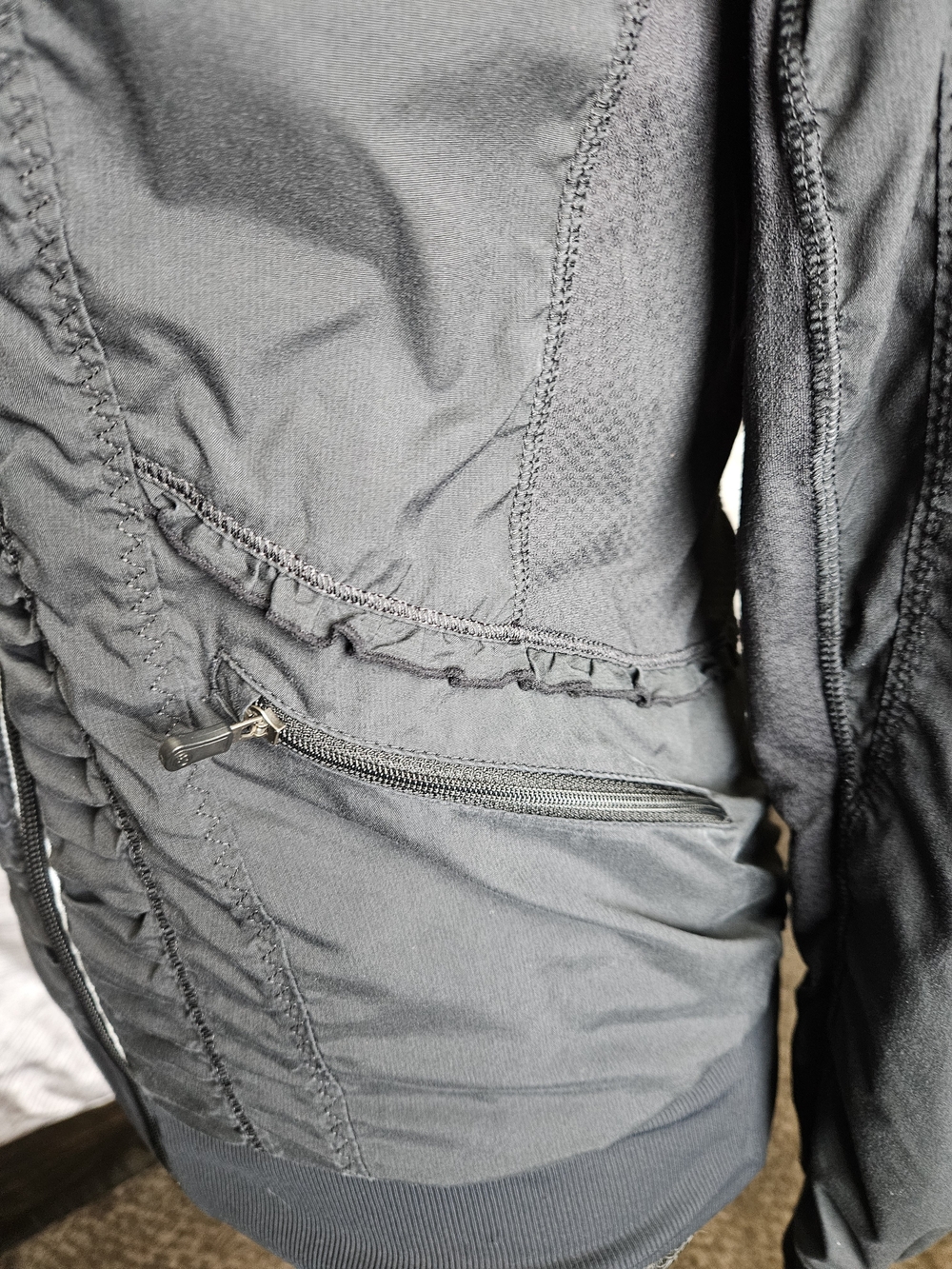 Lulumon Ruffled Zip Front Jacket - Picture 3 of 8